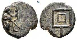 Persia. Achaemenid Empire. Uncertain mint in Ionia or Caria. Time of Artaxerxes III to Darios III 350-333 BC. Bronze Æ