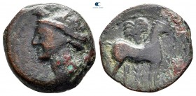 Zeugitana. Carthage circa 400-350 BC. Bronze Æ
