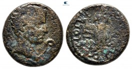 Italy. Lucania. Paestum. Tiberius AD 14-37. C. Lolli & M. Doi (duoviri). Bronze Æ
