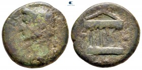 Corinthia. Corinth. Divus Augustus Died AD 14. Bronze Æ