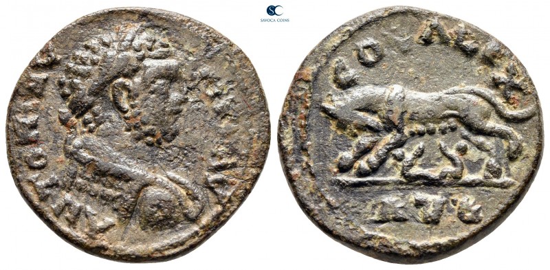 Troas. Alexandreia. Caracalla AD 198-217. 
Bronze Æ

24 mm, 8,90 g



ver...