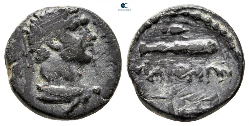 Lydia. Maionia. Pseudo-autonomous issue AD 117-138. 
Bronze Æ

14 mm, 1,92 g...