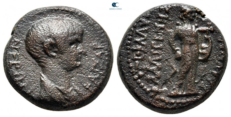 Phrygia. Eumeneia - Fulvia. Nero AD 54-68. 
Bronze Æ

17 mm, 6,05 g



ve...