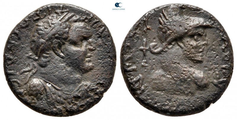 Lykaonia. Iconium. Titus, as Caesar AD 76-78. 
Bronze Æ

17 mm, 4,74 g


...