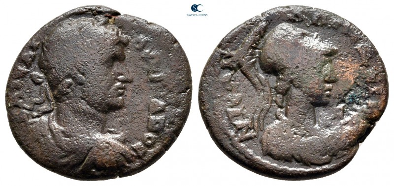 Lykaonia. Iconium. Hadrian AD 117-138. 
Bronze Æ

18 mm, 4,11 g



nearly...