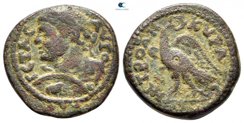 Galatia. Ankyra. Geta AD 198-211. 
Bronze Æ

18 mm, 4,79 g



very fine