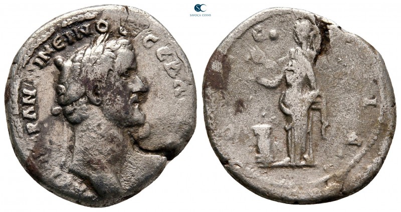Cappadocia. Caesarea - Eusebeia. Antoninus Pius AD 138-161. 
Didrachm AR

22 ...