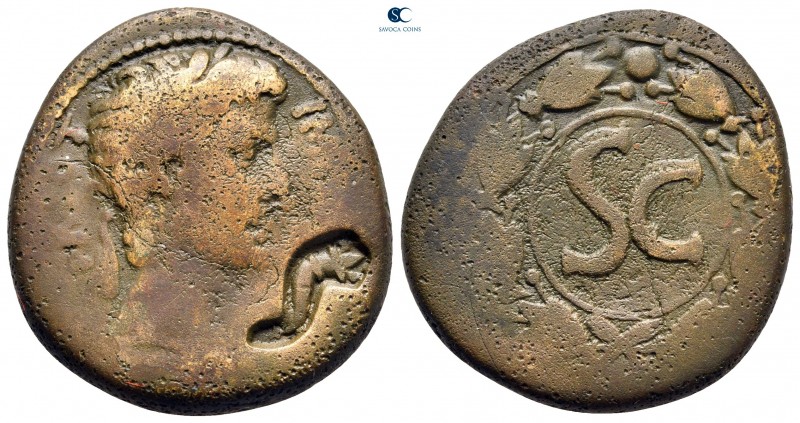 Seleucis and Pieria. Antioch. Augustus 27 BC-AD 14. c/m: cornucopia
Bronze Æ
...