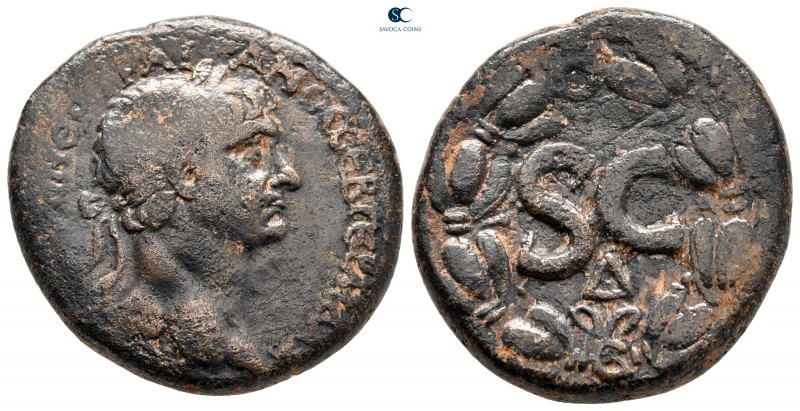 Seleucis and Pieria. Antioch. Trajan AD 98-117. 
Bronze Æ

27 mm, 16,34 g

...