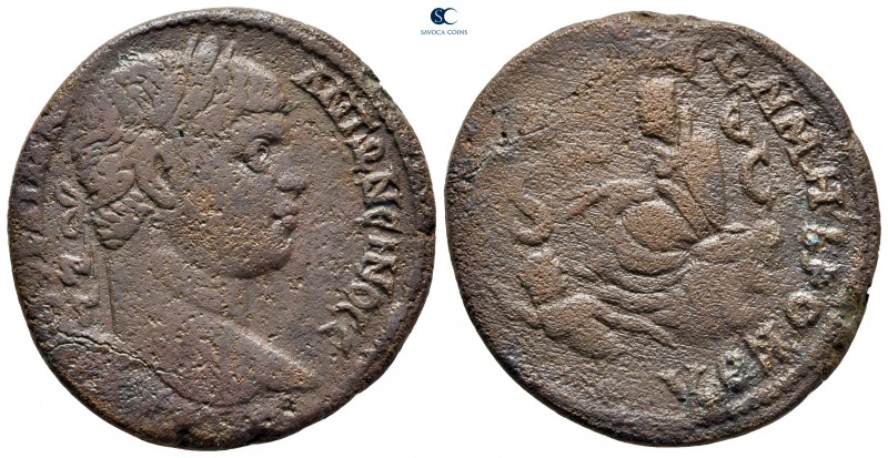 Seleucis and Pieria. Antioch. Elagabal AD 218-222. 
Bronze Æ

31 mm, 16,95 g...