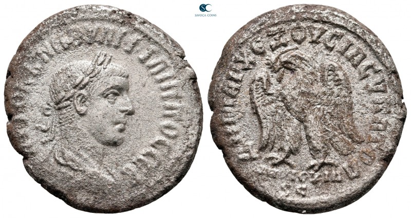Seleucis and Pieria. Antioch. Philip I Arab AD 244-249. 
Billon-Tetradrachm

...