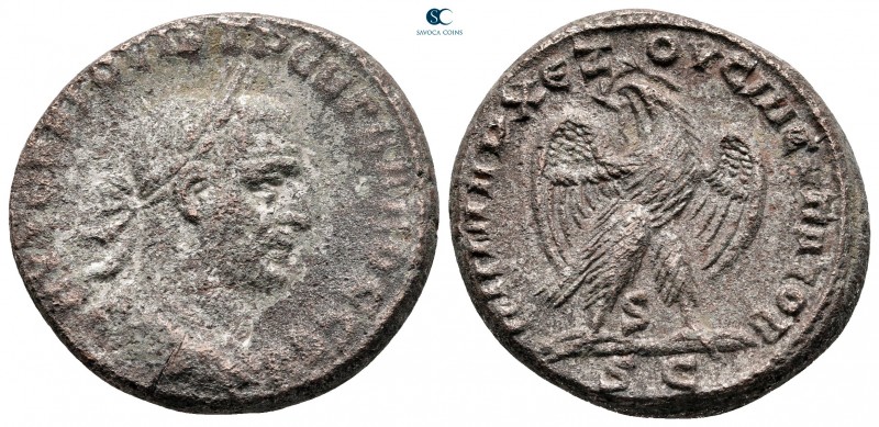 Seleucis and Pieria. Antioch. Trebonianus Gallus AD 251-253. 
Billon-Tetradrach...