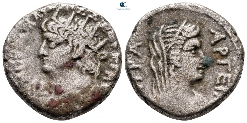 Egypt. Alexandria. Nero AD 54-68. Dated RY 14=AD 67/8
Billon-Tetradrachm

23 ...