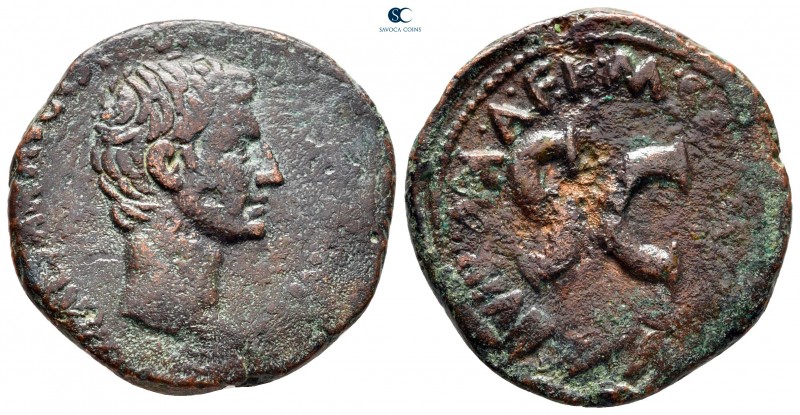Augustus 27 BC-AD 14. M. Salvius Otho, moneyer, 7 BC. Rome
As Æ

26 mm, 9,30 ...