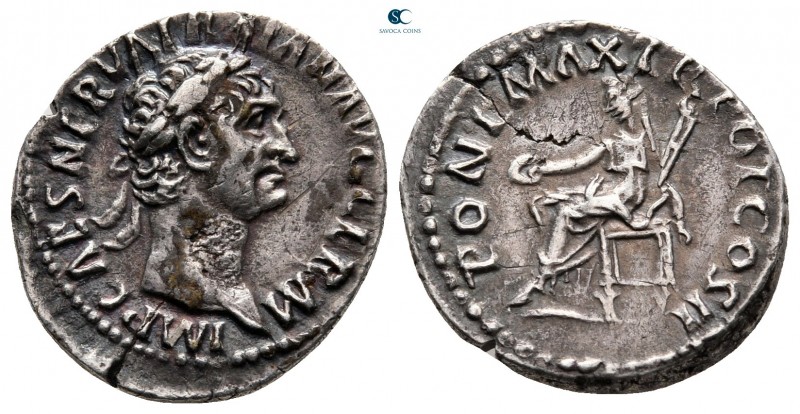 Trajan 98-117. Rome
Denarius AR

19 mm, 2,73 g

very fine