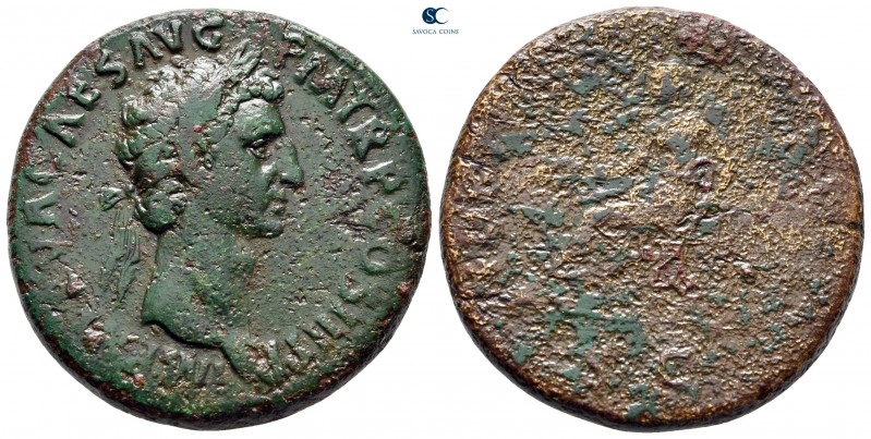 Nerva AD 96-98. Rome
Sestertius Æ

24 mm, 26,25 g



nearly very fine