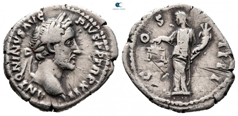 Antoninus Pius AD 138-161. Rome
Denarius AR

19 mm, 2,94 g



very fine