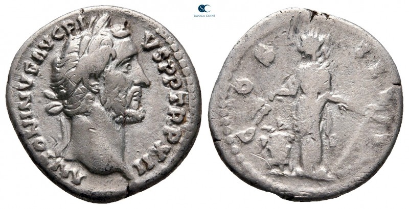 Antoninus Pius AD 138-161. Rome
Denarius AR

18 mm, 3,14 g



nearly very...