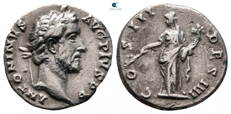 Antoninus Pius AD 138-161. Rome
Denarius AR

17 mm, 3,07 g



very fine