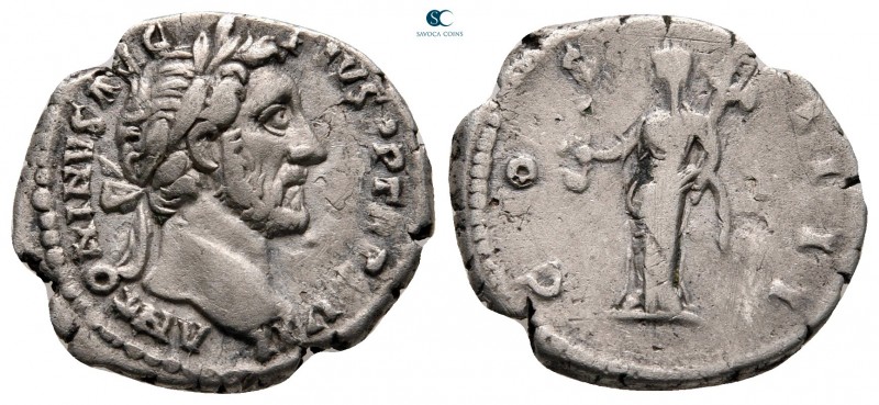 Antoninus Pius AD 138-161. Rome
Denarius AR

17 mm, 3,11 g



very fine