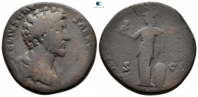 Marcus Aurelius, as Caesar AD 139-161. Rome. Sestertius Æ