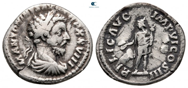 Marcus Aurelius AD 161-180. Rome
Denarius AR

18 mm, 2,55 g



nearly ver...