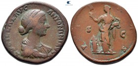 Lucilla AD 164-182. Rome. Sestertius Æ