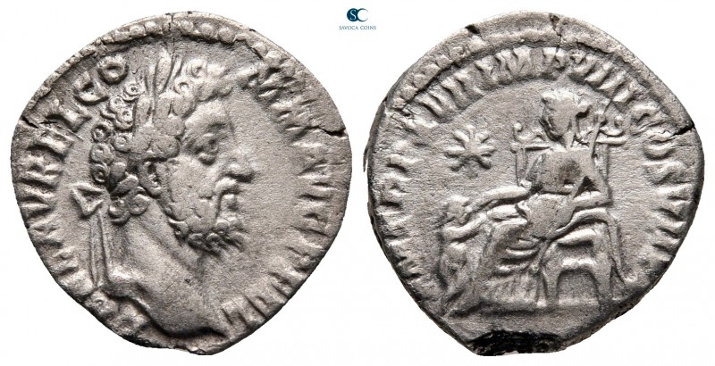 Commodus AD 180-192. Rome
Denarius AR

17 mm, 1,99 g



very fine