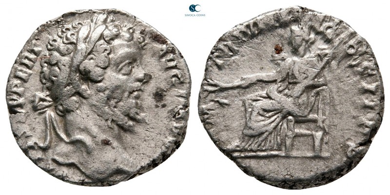 Septimius Severus AD 193-211. Rome
Denarius AR

16 mm, 2,90 g



very fin...