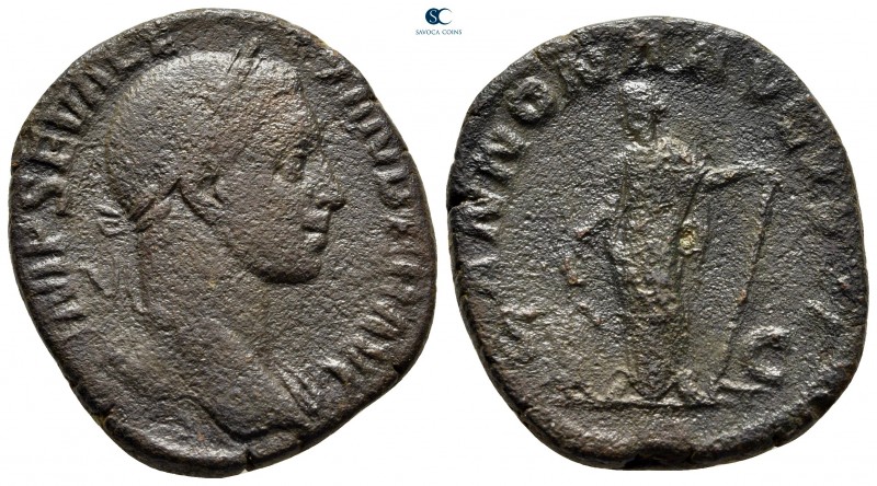 Severus Alexander AD 222-235. Rome
Sestertius Æ

28 mm, 16,24 g



nearly...