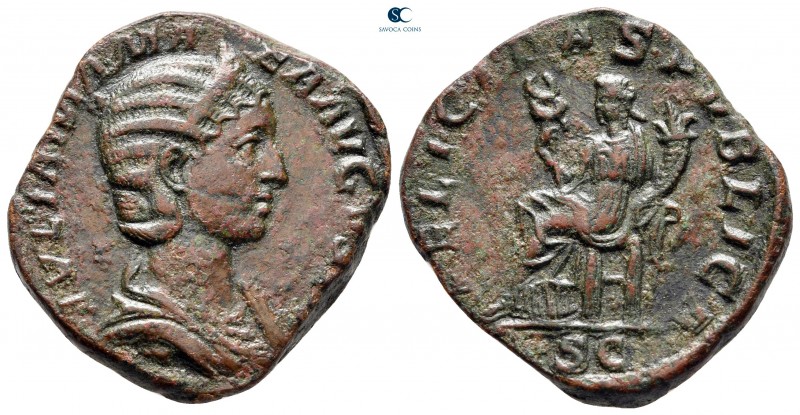 Julia Mamaea. Augusta AD 225-235. Rome
Sestertius Æ

29 mm, 16,04 g



ve...