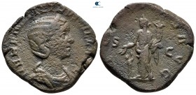 Herennia Etruscilla AD 249-251. Rome. Sestertius Æ