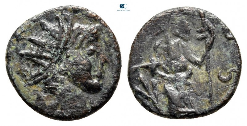 Tetricus II, as Caesar AD 273-274. Gallic mint
Antoninianus Æ

11 mm, 0,73 g...