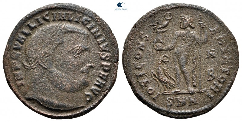 Licinius I AD 308-324. Nicomedia
Follis Æ

20 mm, 3,11 g



very fine