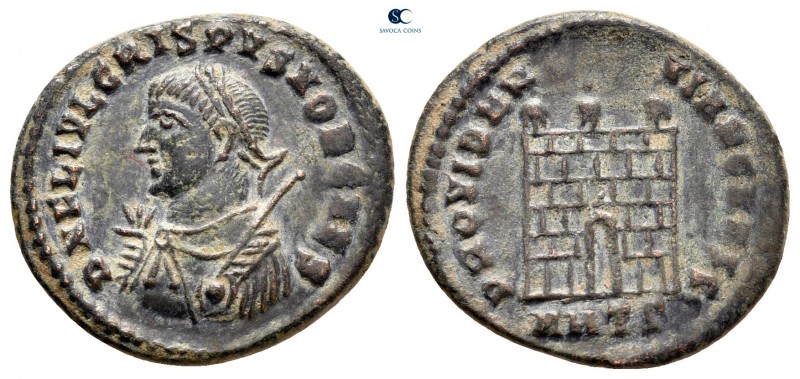 Crispus, as Caesar AD 316-326. Heraclea
Follis Æ

17 mm, 2,83 g



very f...