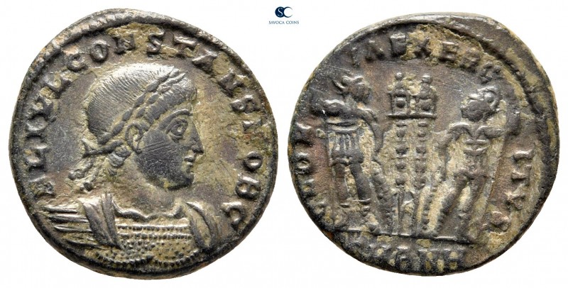 Constans, as Caesar AD 333-337. Antioch
Follis Æ

17 mm, 2,55 g



very f...