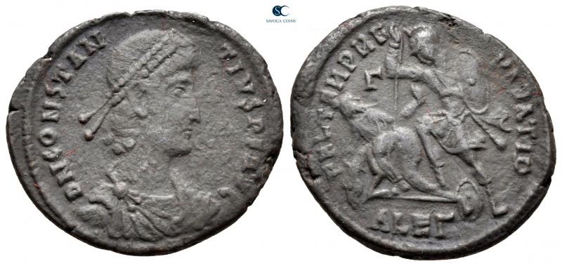 Constantius II AD 337-361. From the Tareq Hani collection. Alexandria
Follis Æ...