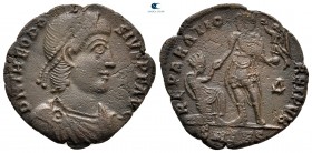 Theodosius I AD 379-395. Thessaloniki. Follis Æ