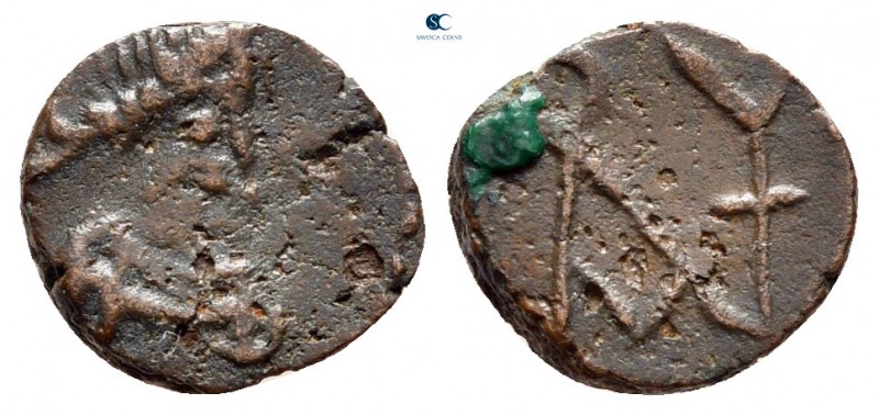 Anastasius I AD 491-518. Constantinople
Nummus Æ

9 mm, 0,87 g



very fi...