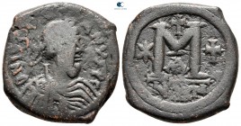 Justin I AD 518-527. From the Tareq Hani collection. Nikomedia. Follis or 40 Nummi Æ