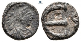 Justinian I AD 527-565. Theoupolis (Antioch). Pentanummium Æ
