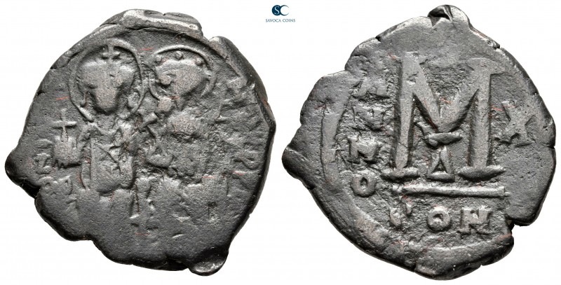 Justin II and Sophia AD 565-578. From the Tareq Hani collection. Constantinople...