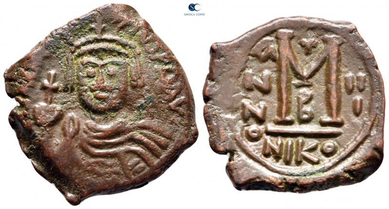Heraclius AD 610-641. Nikomedia
Follis or 40 Nummi Æ

31 mm, 11,29 g



v...
