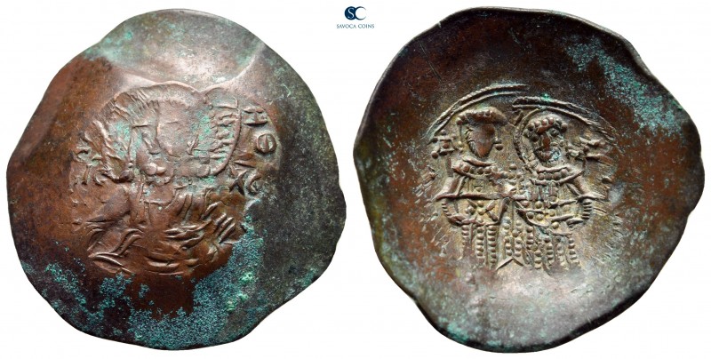 Alexius III Angelus-Comnenus AD 1195-1203. Constantinople
Trachy Æ

29 mm, 3,...