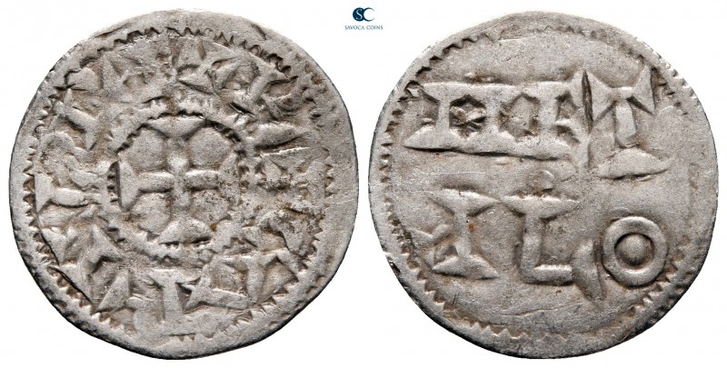 Charles the Simple AD 898-922. Metalo (Melle)
Denier AR

22 mm, 1,04 g


...