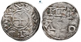 Charles the Simple AD 898-922. Metalo (Melle). Denier AR