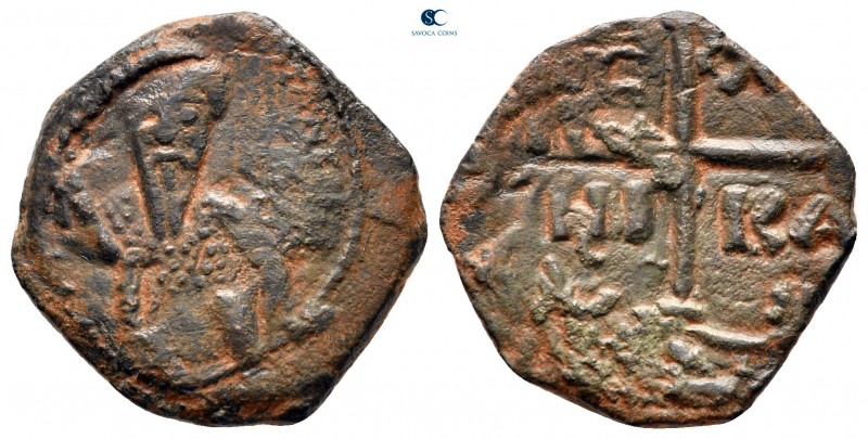 Tancred, regent AD 1101-1112. Antioch
Follis Æ

20 mm, 3,66 g



very fin...
