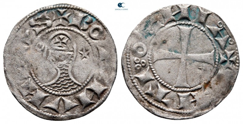 Bohémond III AD 1163-1201. Antioch
Denier AR

19 mm, 0,95 g



very fine