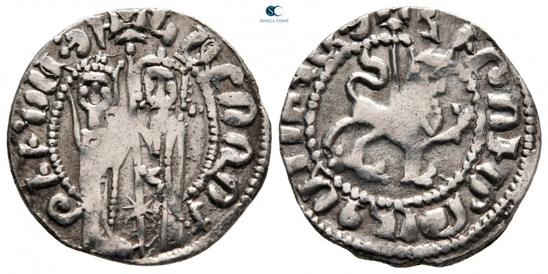 Hetoum I, with Zabel AD 1226-1270. Royal
Tram AR

19 mm, 2,81 g



very f...