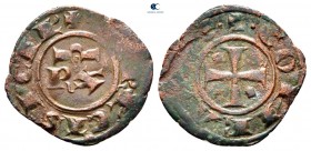Conrad I AD 1250-1254. Kingdom of Sicily. Messina or Palermo. Denaro BI